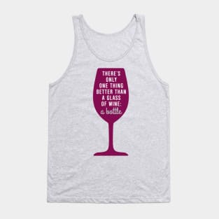 Better than a glass of wine Tank Top